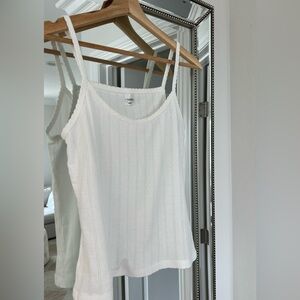 Leset pointelle classic tank